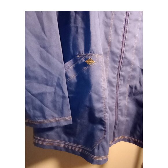 NWT Dickies Women's Essence Front Zip Warm-up Jacket, Navy Blue Large - Picture 3 of 11